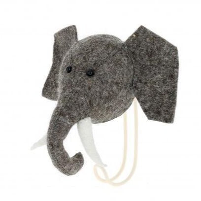 Elephant Wall Hook made by Fiona Walker England