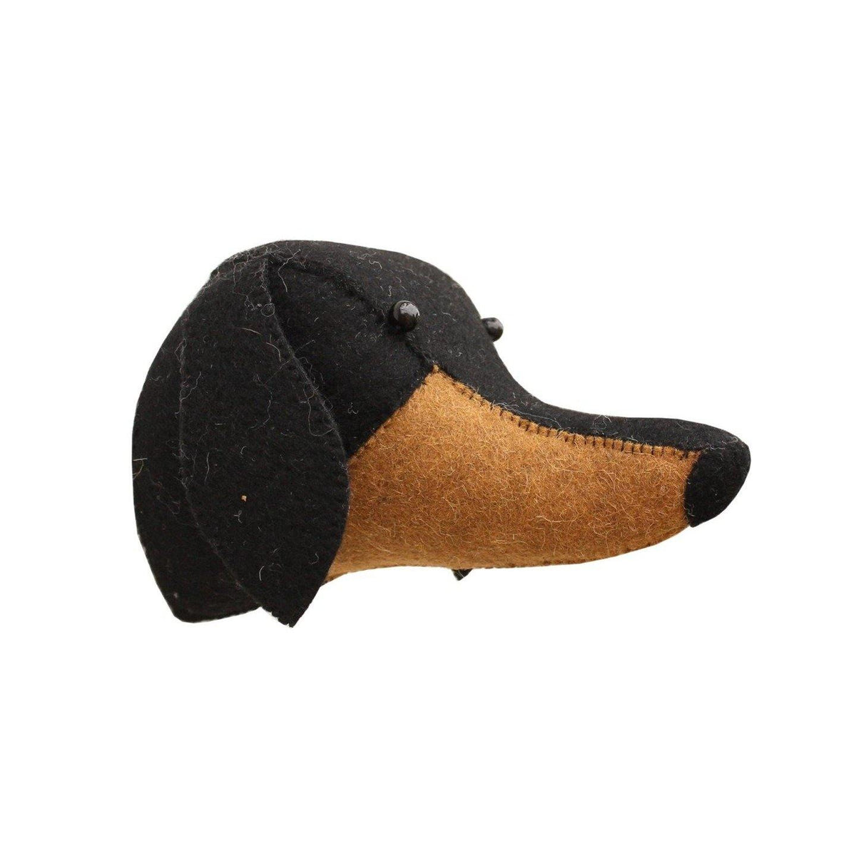 Mini Dachshund Head Wall Hanging - Loula and Deer