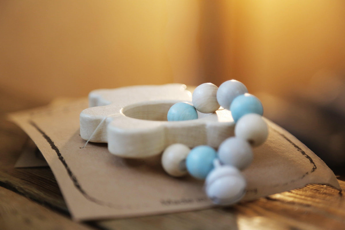 Wooden Baby Rattles - Loula and Deer