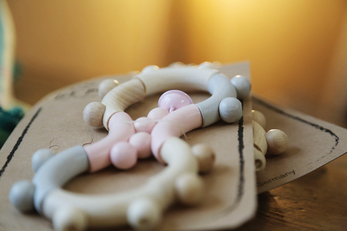 Wooden Baby Rattles - Loula and Deer