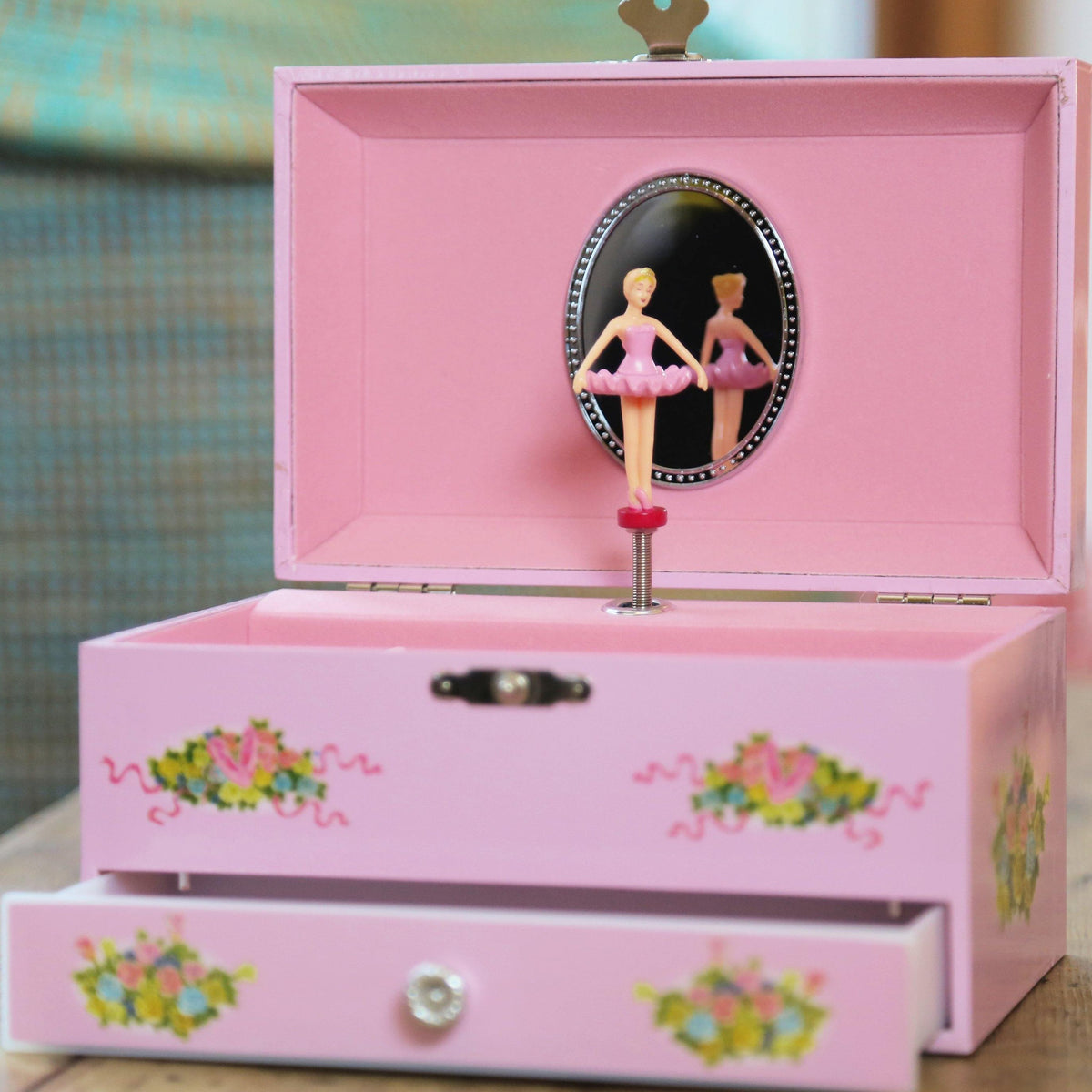 Pink Ballerina Music Jewellery Box - Loula and Deer