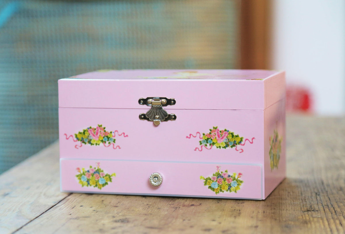 Pink Ballerina Music Jewellery Box - Loula and Deer