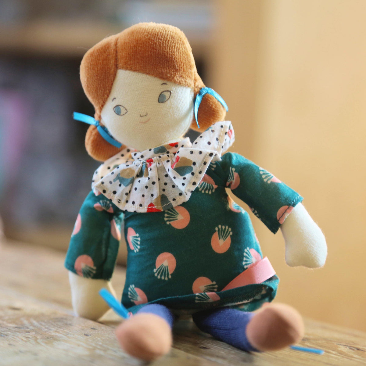 Parisian Rag Doll Madam Blanche Moulin Roty - Loula and Deer