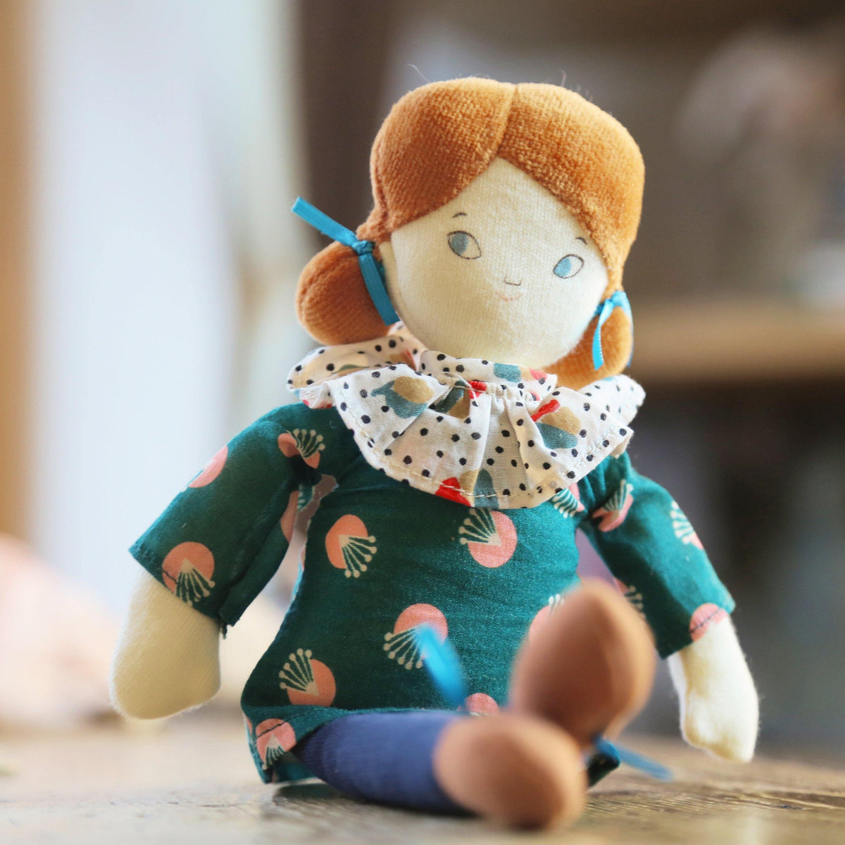 Parisian Rag Doll Madam Blanche Moulin Roty - Loula and Deer