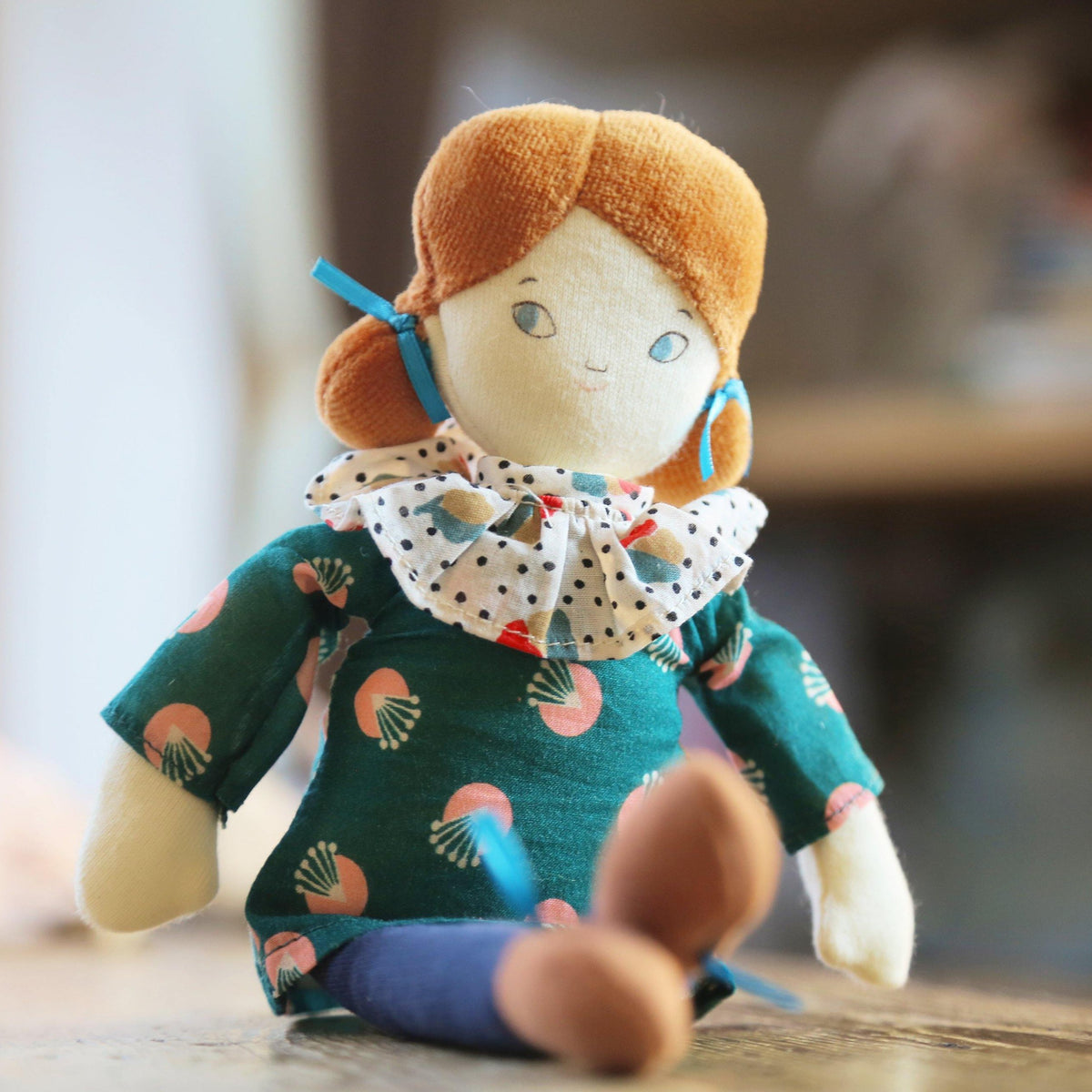 Parisian Rag Doll Madam Blanche Moulin Roty - Loula and Deer