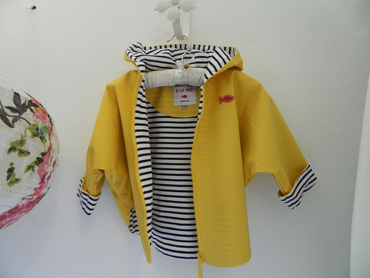 Raincoat Poncho made by Week end a la mer