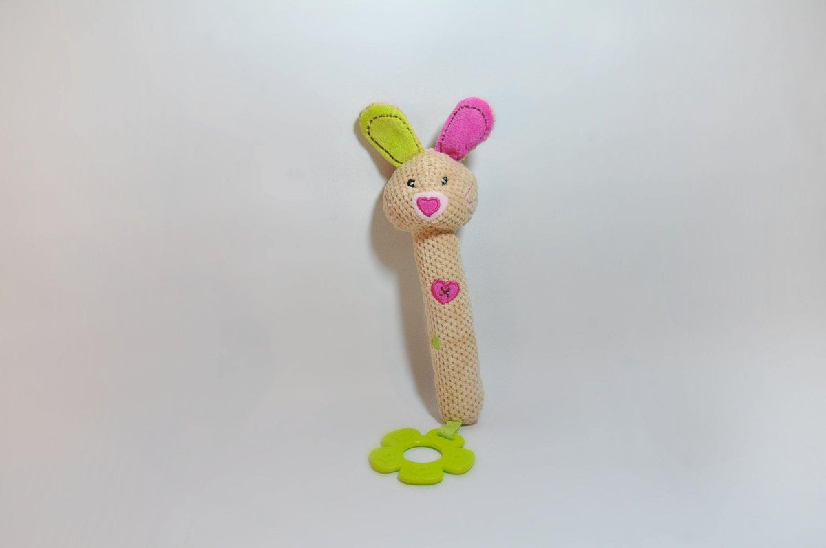 Soft Teether and Squeaker for Baby made by Bigjigs