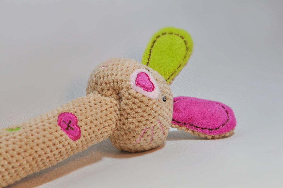 Soft Teether and Squeaker for Baby made by Bigjigs