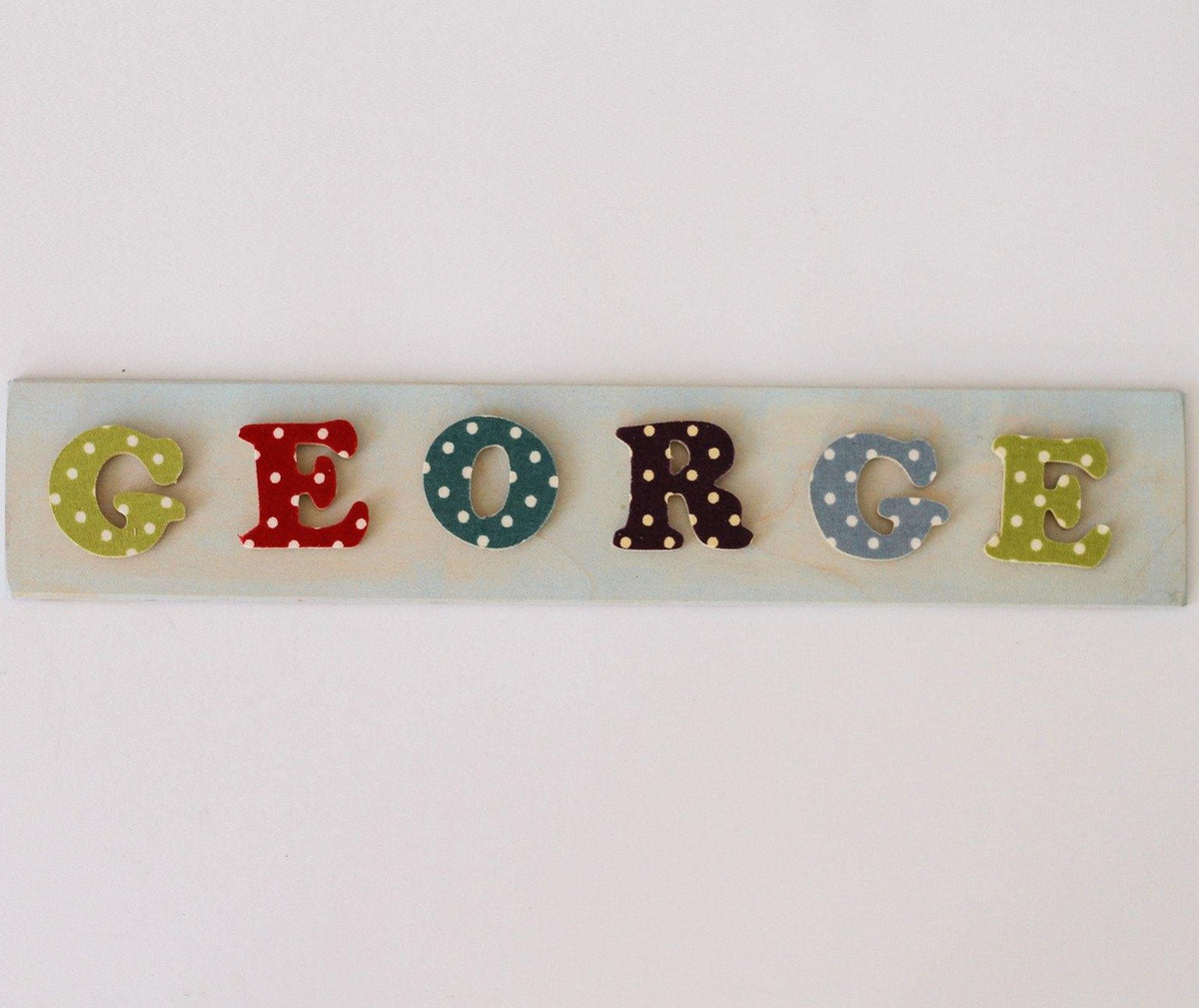 Personalised Name Plaque - Loula and Deer