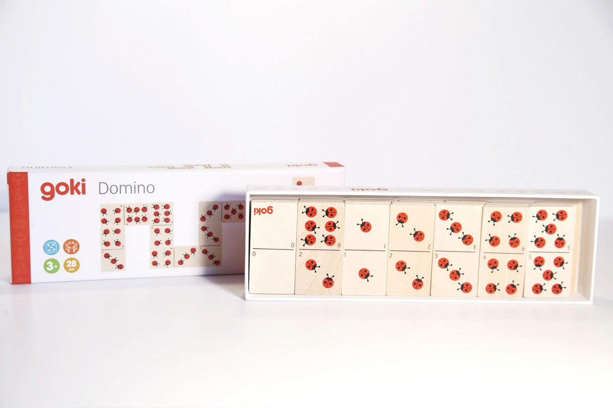 Ladybird Dominos Game Puzzle made by Loula and Deer