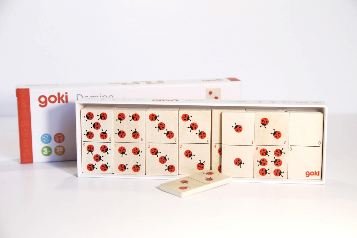 Ladybird Dominos Game Puzzle made by Loula and Deer