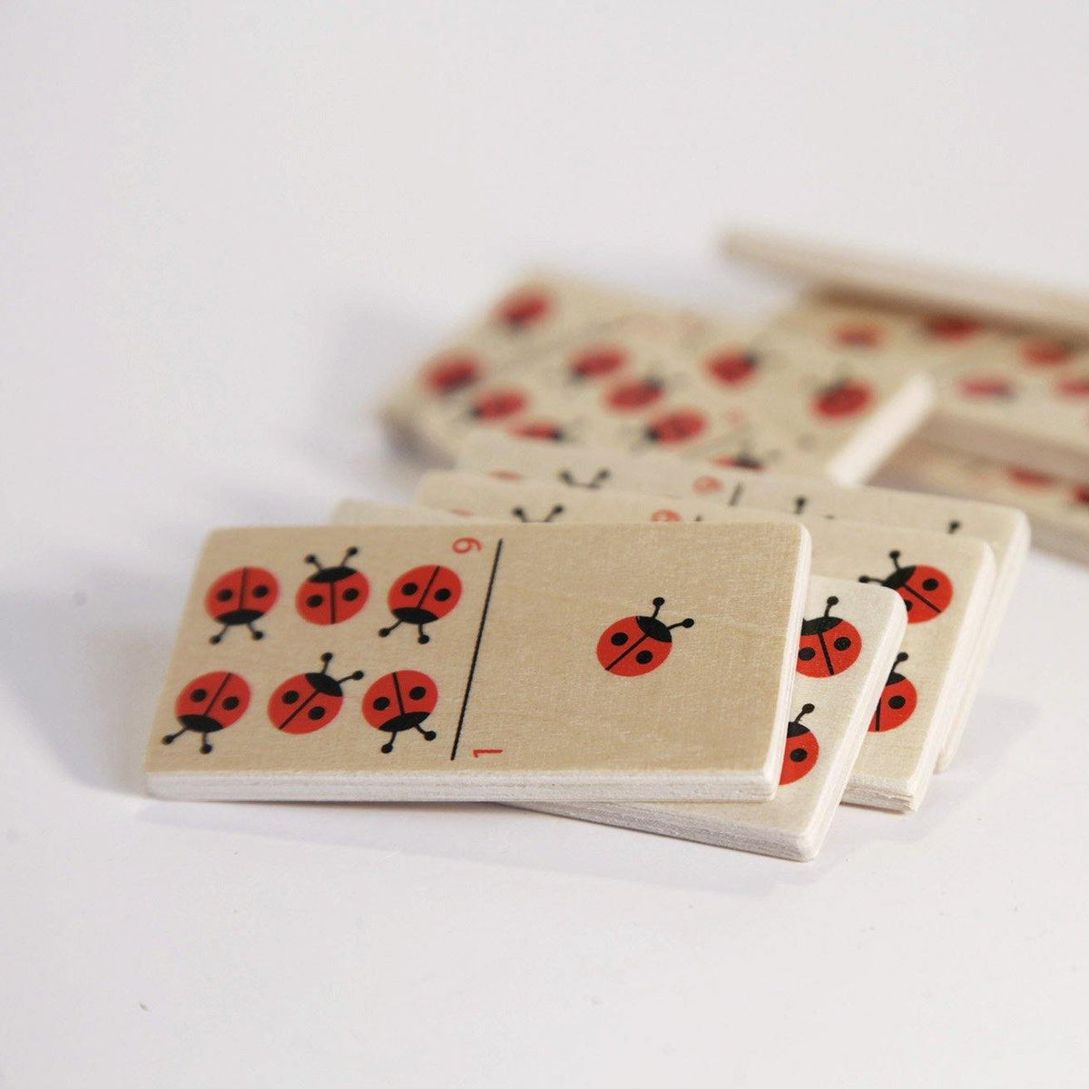 Ladybird Dominos Game Puzzle made by Loula and Deer