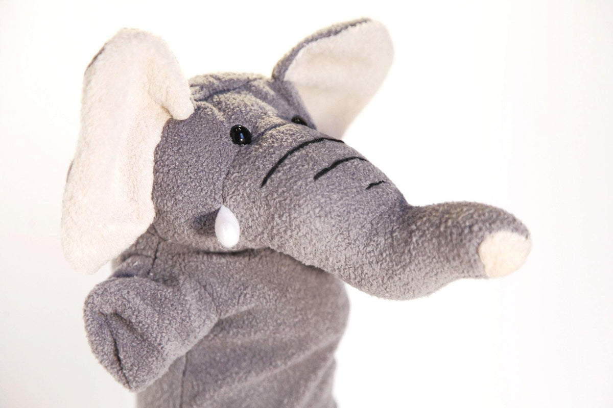 Elephant Hand Puppet Toy made by Goki
