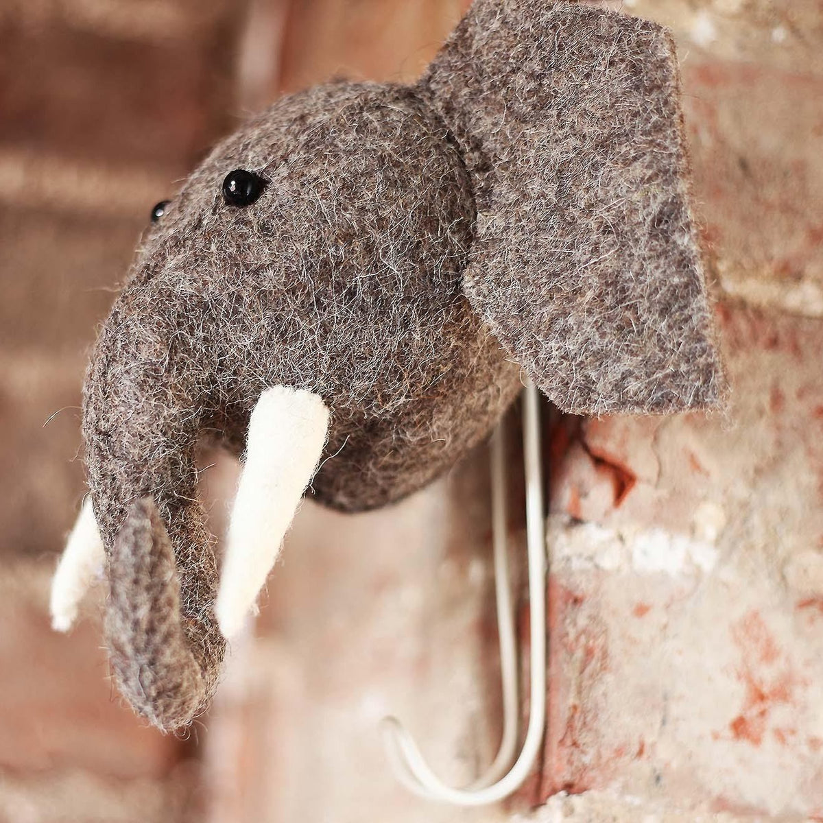 Elephant Wall Hook - Loula and Deer