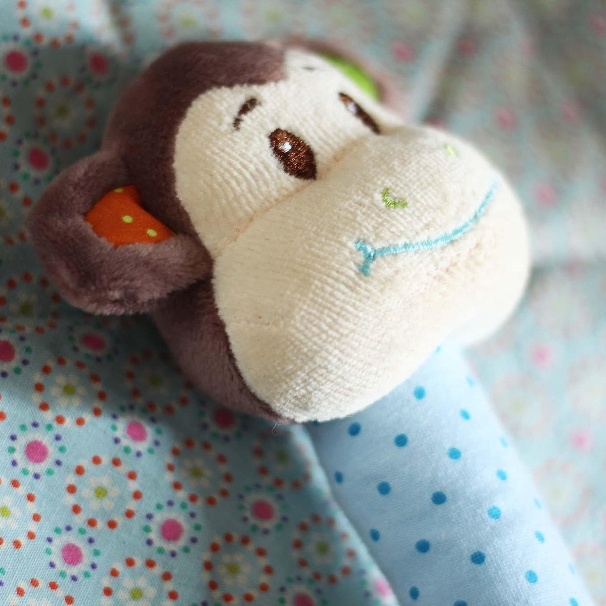 Soft Teether and Squeaker for Baby made by Bigjigs