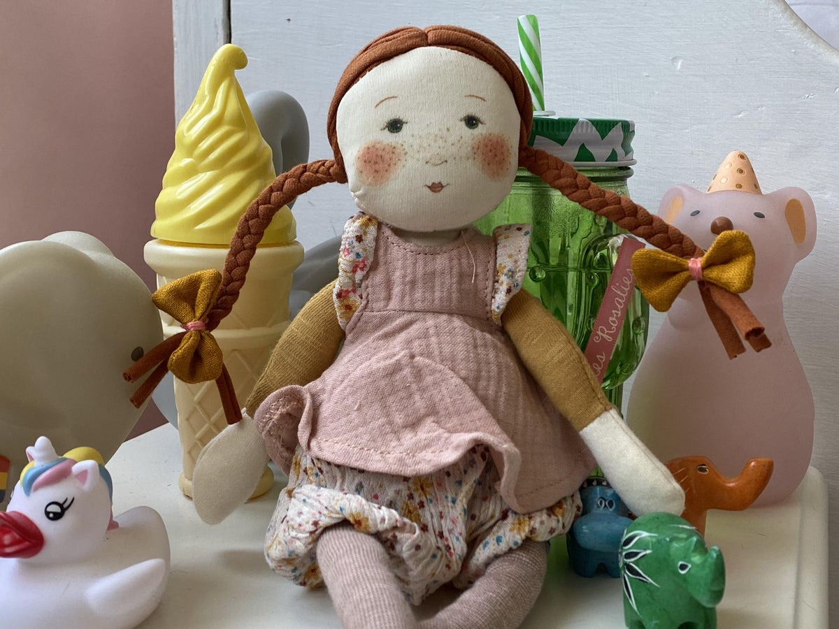 Fleur the Dancing Rag Doll - Loula and Deer