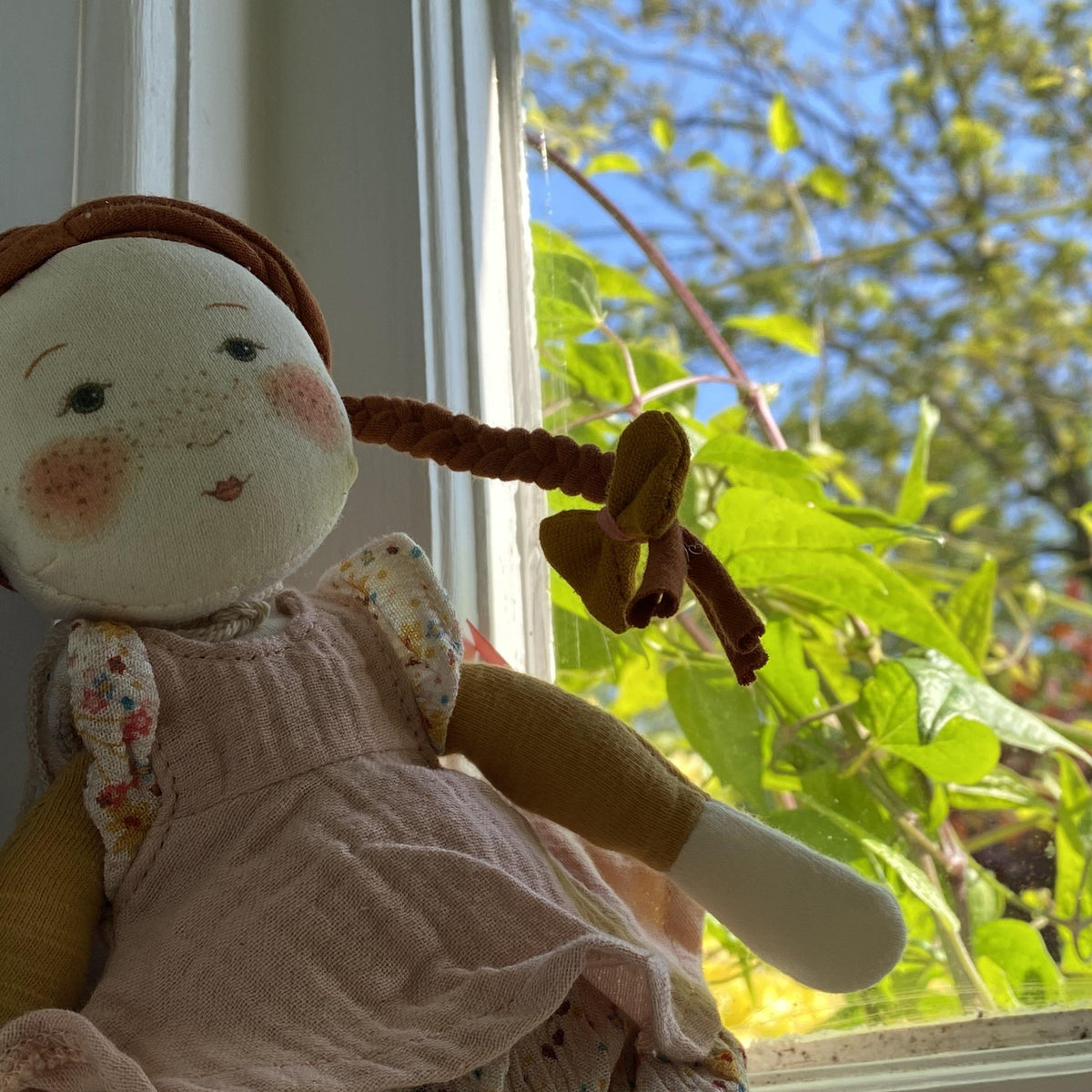 Fleur the Dancing Rag Doll - Loula and Deer