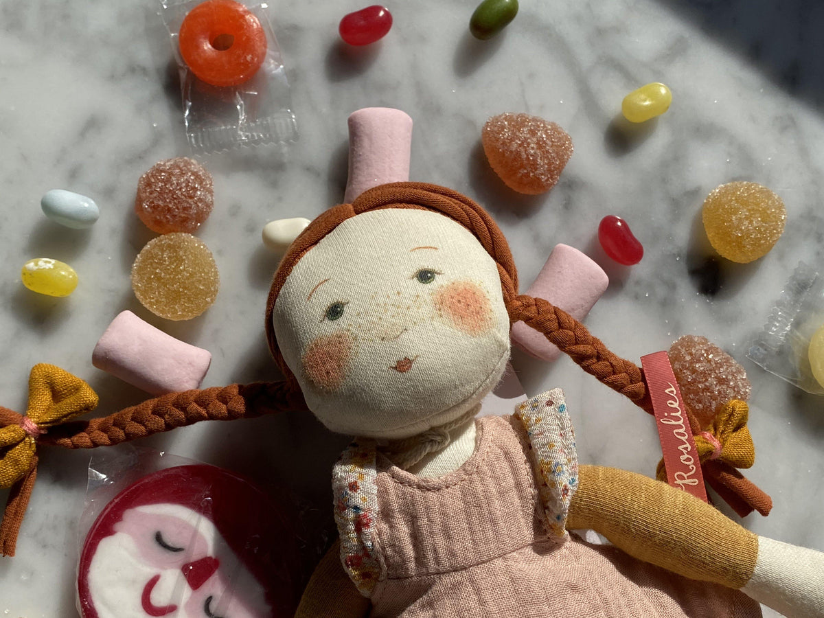 Fleur the Dancing Rag Doll - Loula and Deer