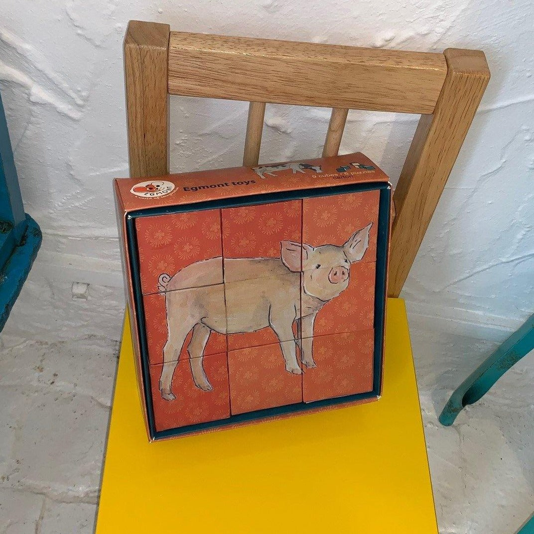 Farm Animal Puzzle Cubes - Loula and Deer