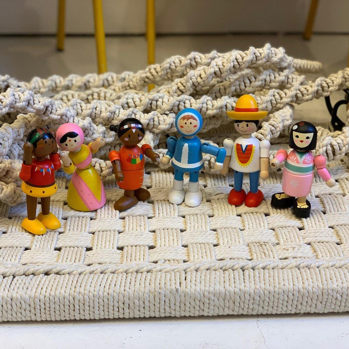 Wooden Flexi Characters - Loula and Deer