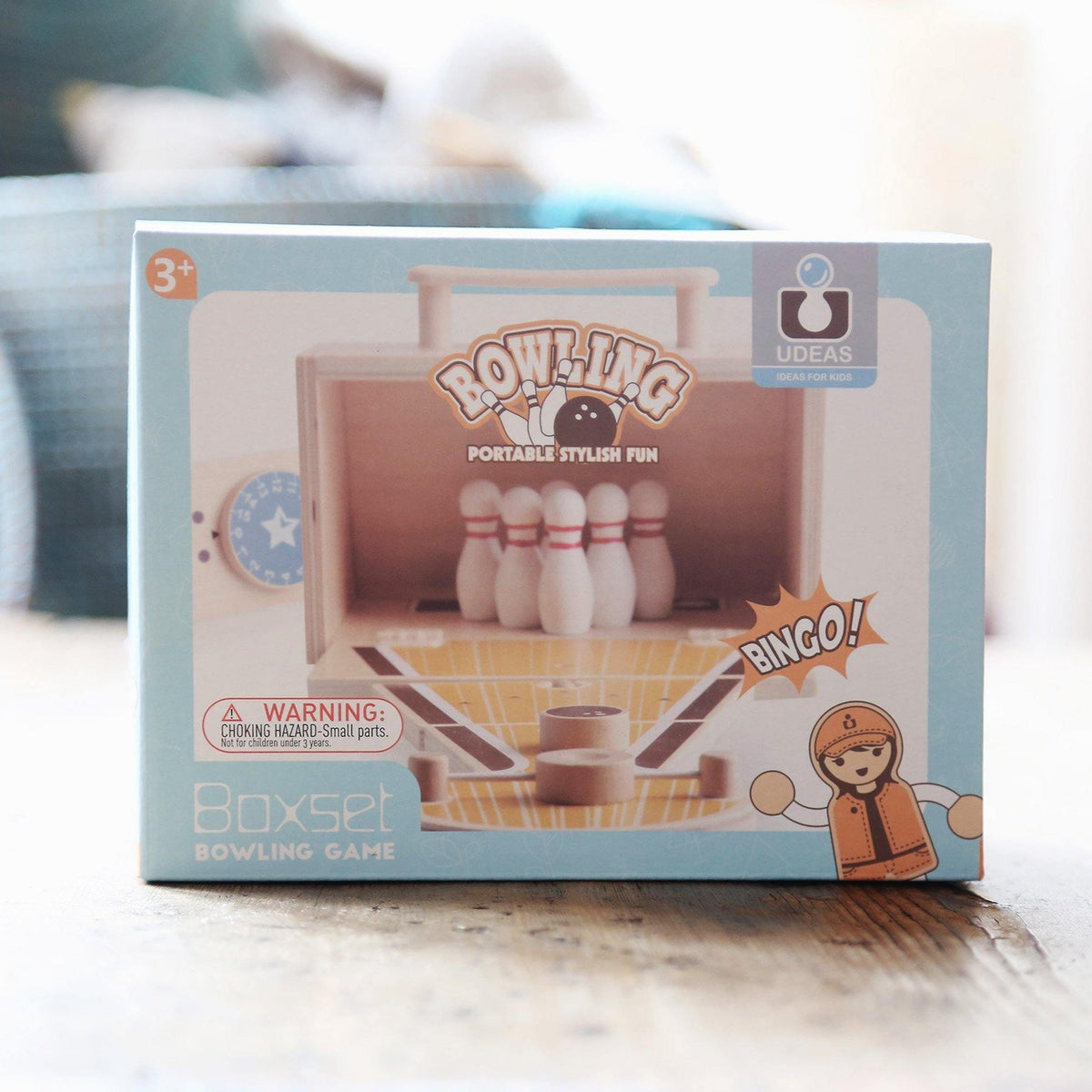 Kids Wooden Bowling Set Game - Loula and Deer