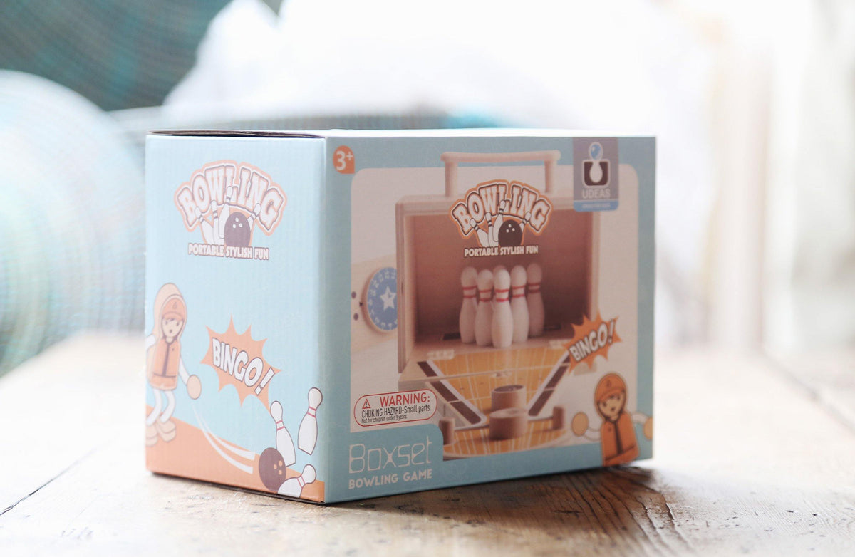 Kids Wooden Bowling Set Game - Loula and Deer