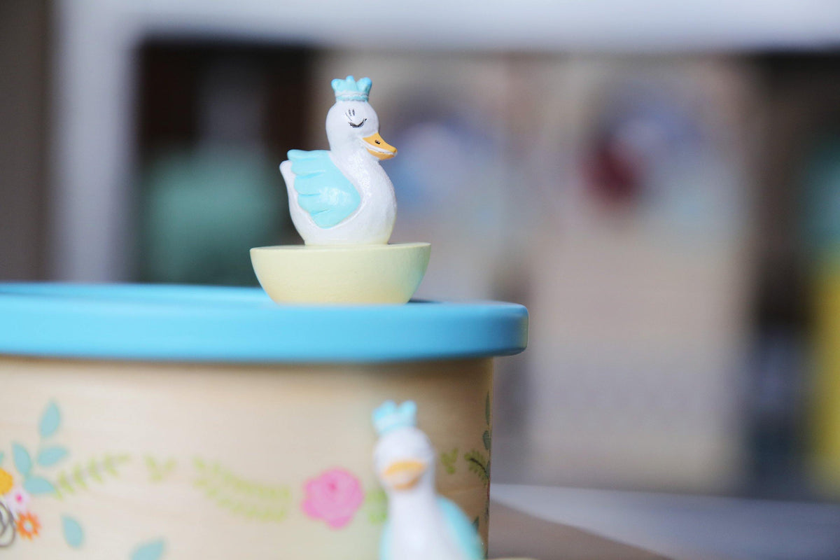Dancing Swans Music Box - Loula and Deer