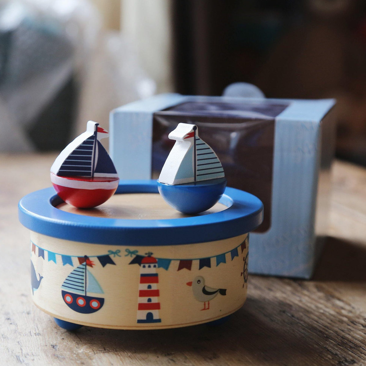 Row Your Boat Music Box - Loula and Deer