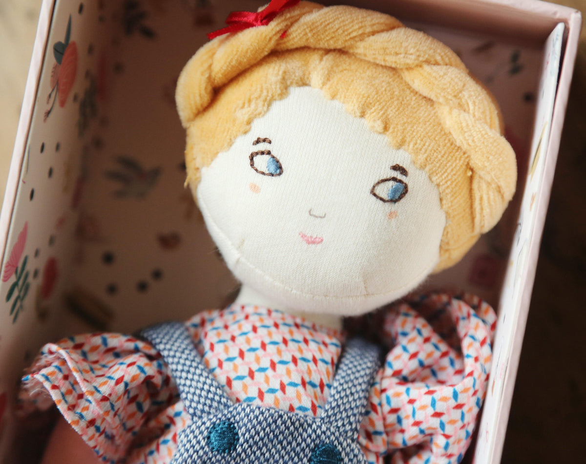 Rag Doll Mademoiselle Eglantine - Loula and Deer