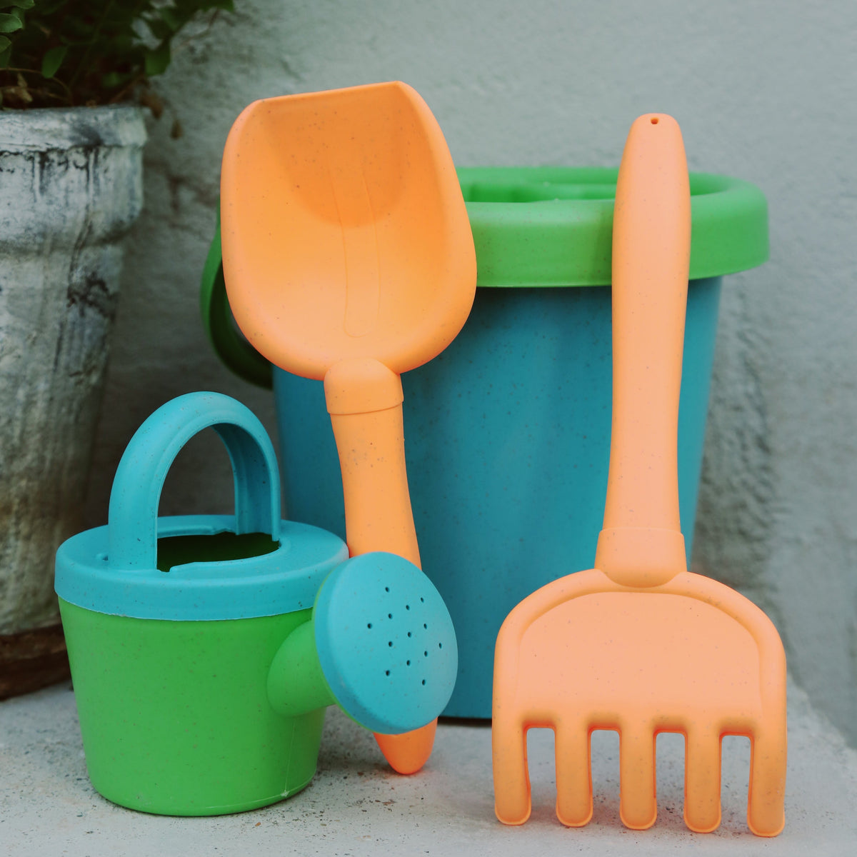 Beach Playset Bucket, Spade and Rake