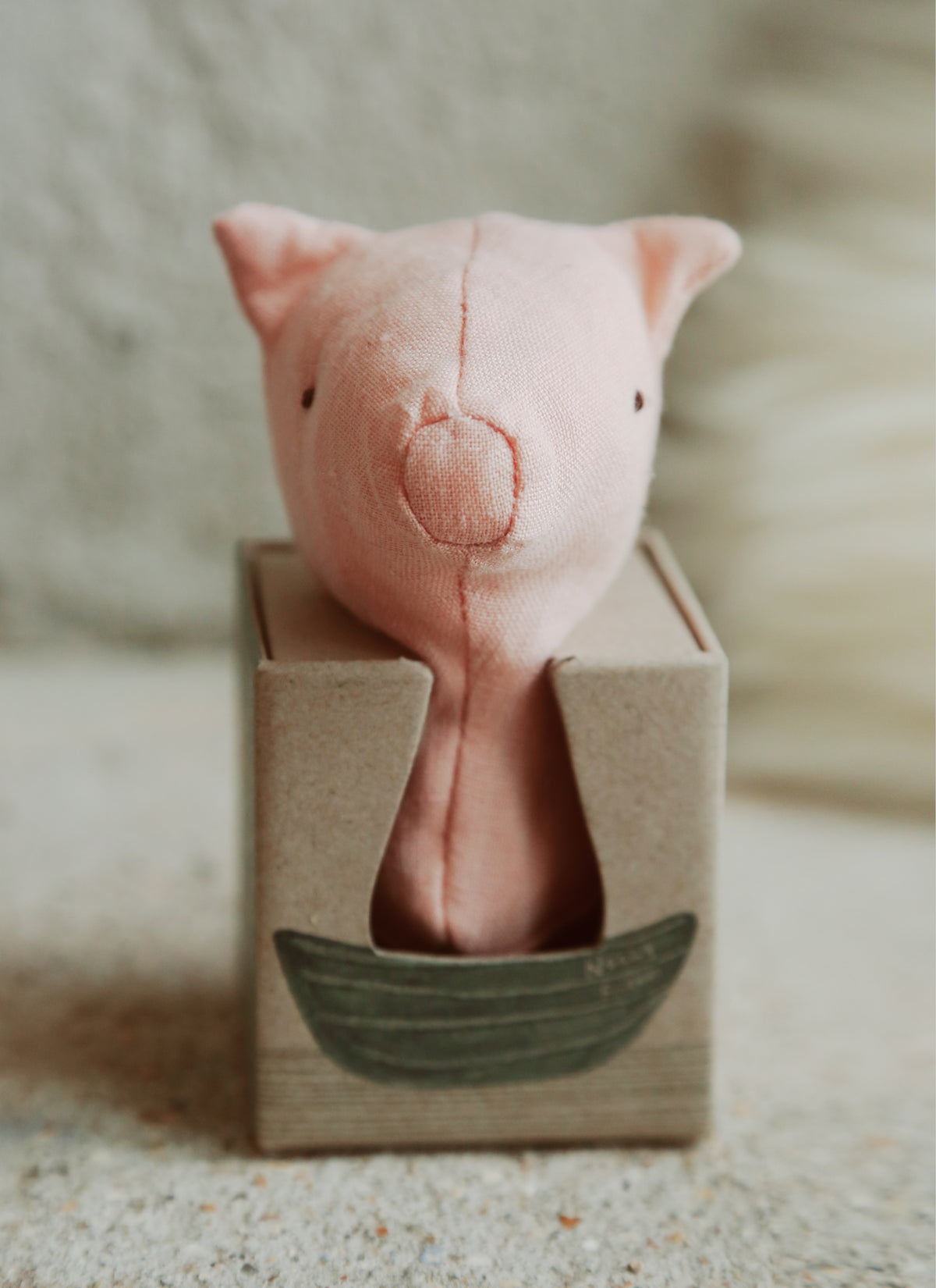 Pig Baby Rattle Maileg