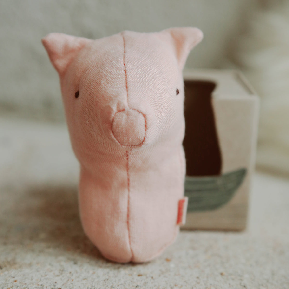 Pig Baby Rattle Maileg