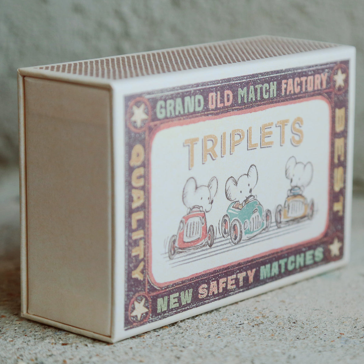 Baby Mice Triplets in a Matchbox