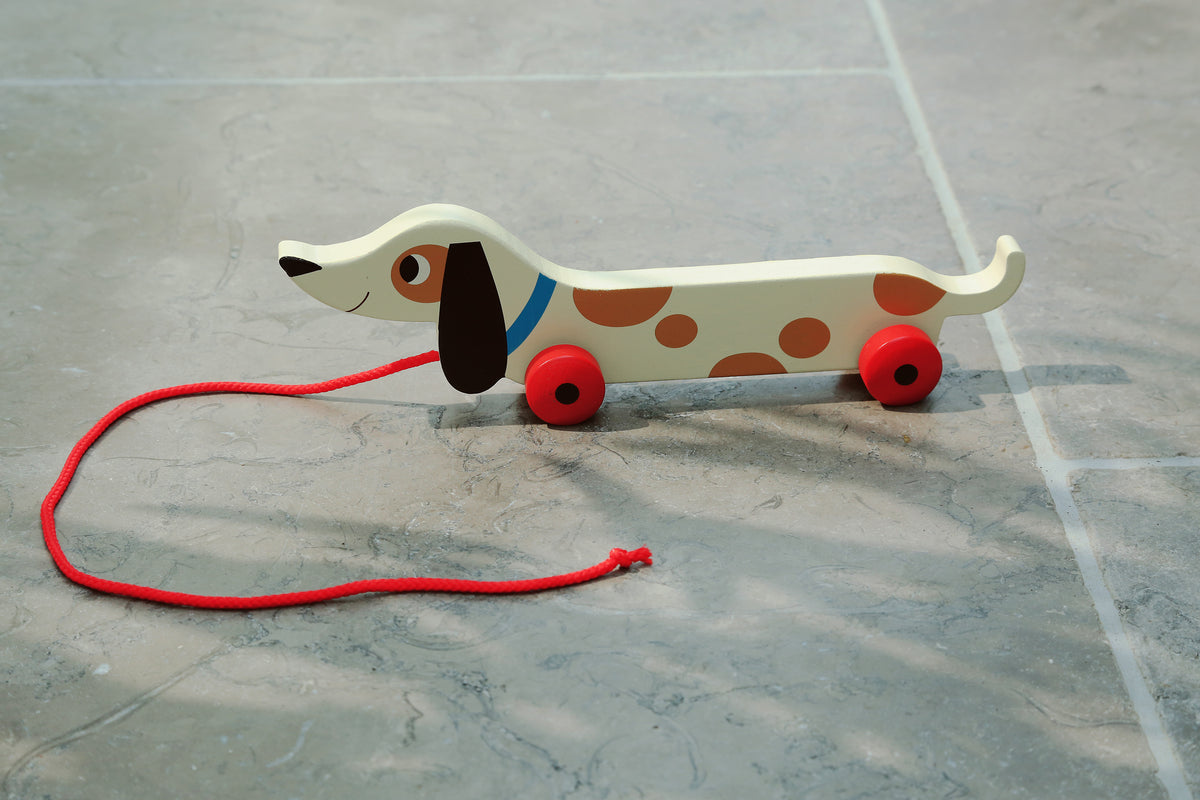 Charlie The Sausage Dog Wooden Pull Toy