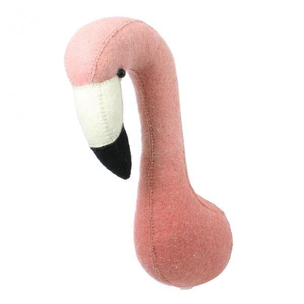 Flamingo Head Wall Decoration Mini - Loula and Deer