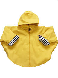 Raincoat Poncho made by Week end a la mer