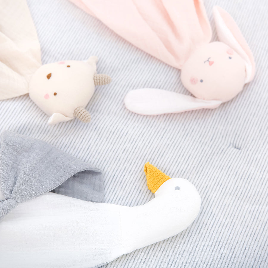 Duck Comforter Teether Toy For Babies