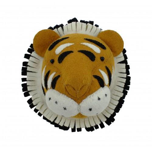 Tiger Wall Head Decoration Mini - Loula and Deer