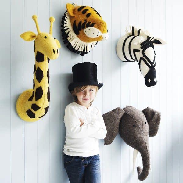 Tiger Head Wall Decoration (Large) - Loula and Deer