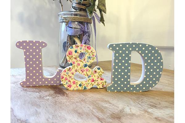 Polka Dot Letters made by Beamers