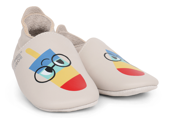 Soft Leather Ice Lolly Booties - Loula and Deer