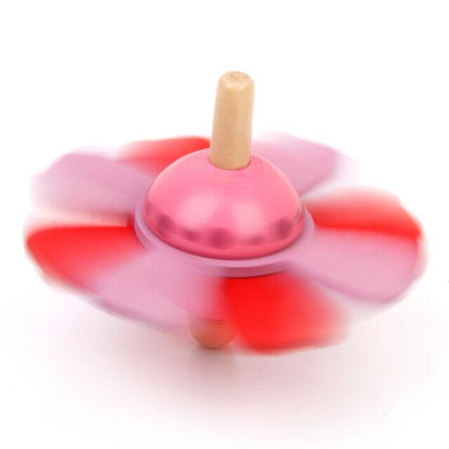 Mini Wooden Spinning Tops - Loula and Deer