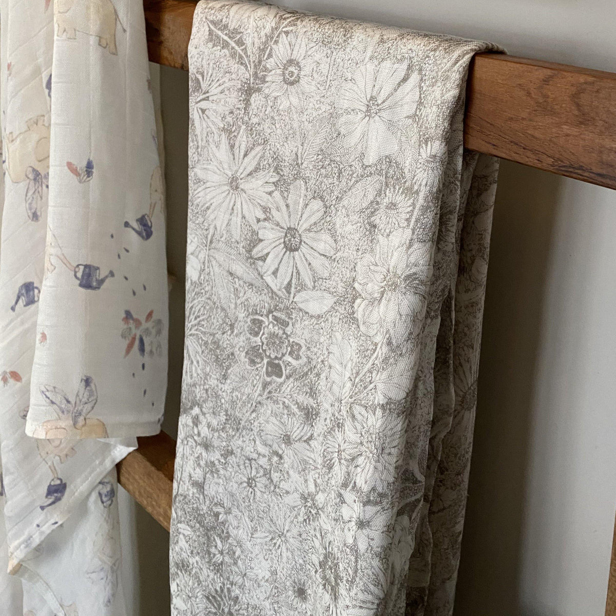 Swaddle Silky Soft Muslin - Loula and Deer