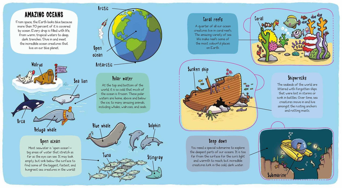 Under The Sea Books made by Ruth Martin